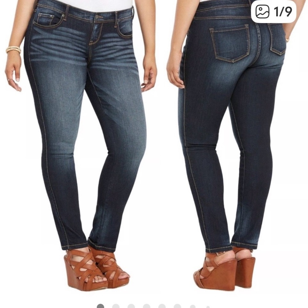 Torrid Luxe Dark Wash Women’s Skinny Jeans